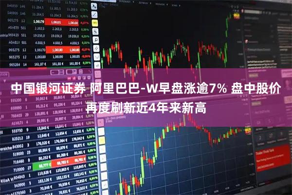 中国银河证券 阿里巴巴-W早盘涨逾7% 盘中股价再度刷新近4年来新高