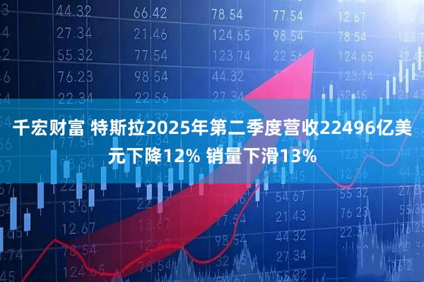 千宏财富 特斯拉2025年第二季度营收22496亿美元下降12% 销量下滑13%